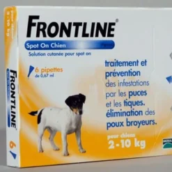 Frontline Spot On Chien De 2-10 Kg 6 Pipettes -Toutouly Soldes Magasin 34fro011