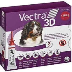 Vectra 3D Chien +40 Kg 3 Pipettes