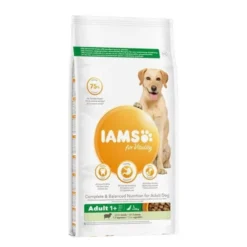IAMS Vitality Croquettes Chien Adulte Grande Race Agneau 12 Kg