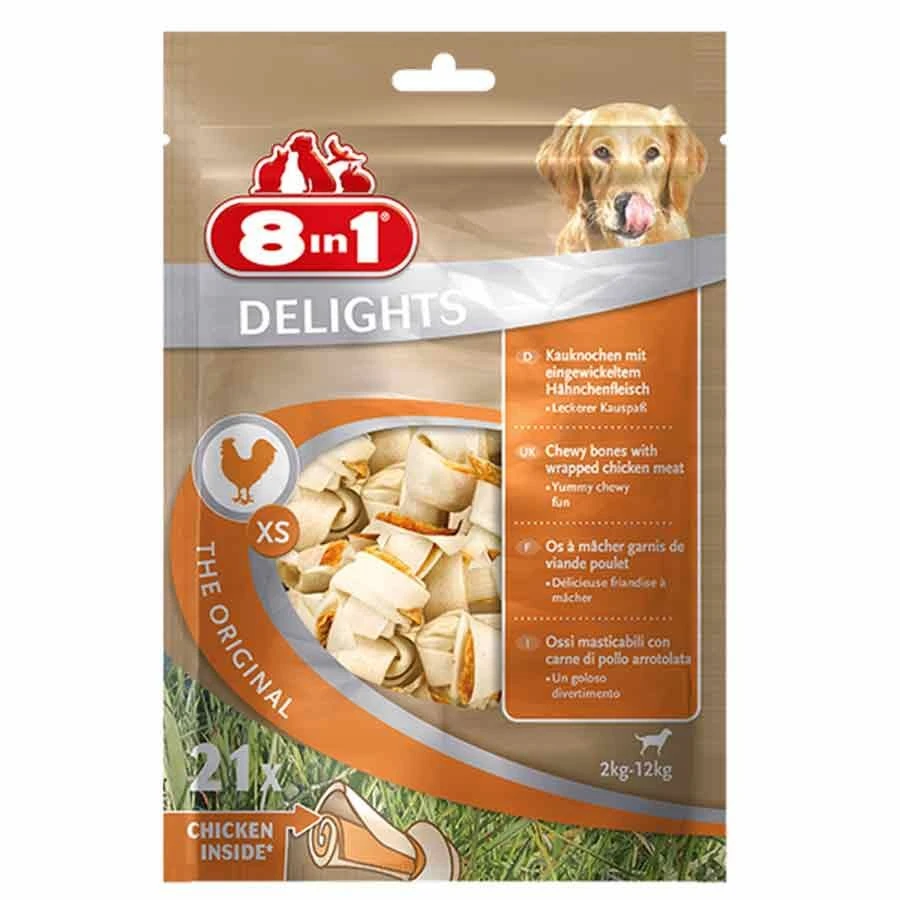 8in1 Friandises Os Delights Pour Chien XS X 21 3 8in1 Friandises Os Delights Pour Chien XS X 21