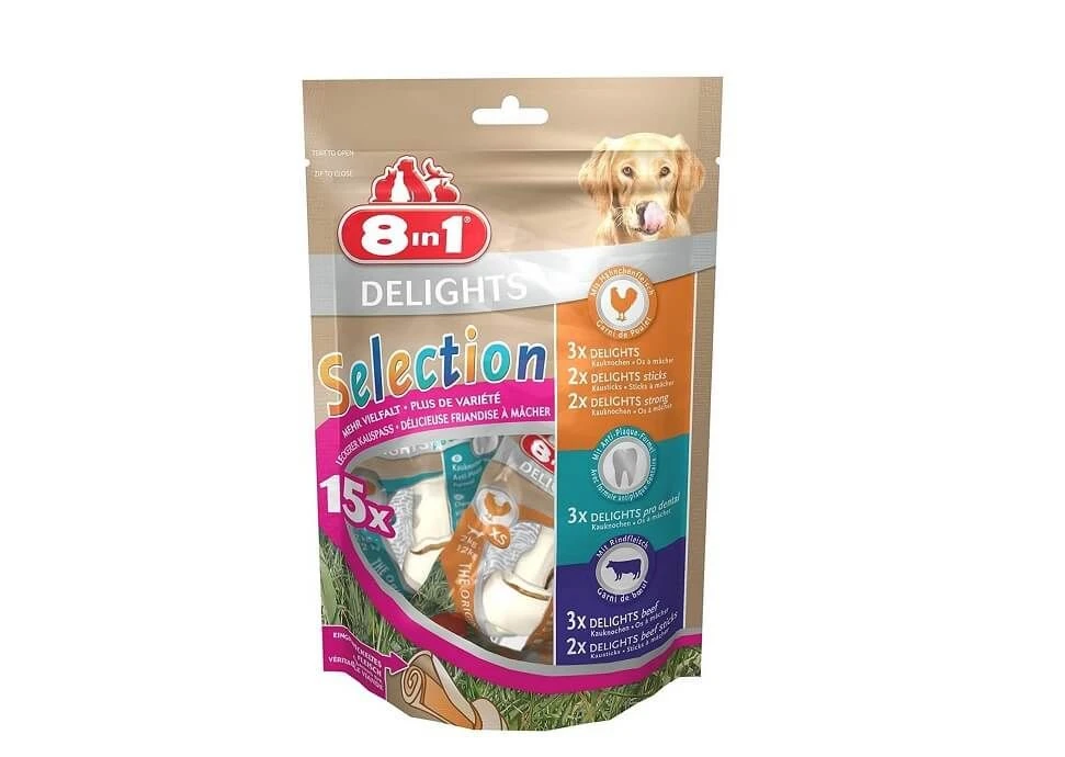 8in1 Delights Selection Os Et Sticks X15