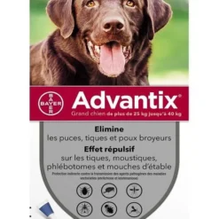 Advantix Grand Chien (25 - 40 Kg) - 6 Pipettes