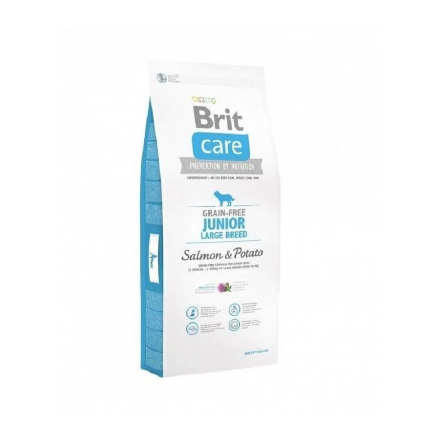 Brit Care Chien Junior Grande Race Sans Céréales Saumon 3 Kg - Destockage 3 Brit Care Chien Junior Grande Race Sans Céréales Saumon 3 Kg - Destockage
