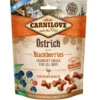 Carnilove Crunchy Snack Autruche & Mûres Chien 200 G 2 Carnilove Crunchy Snack Autruche & Mûres Chien 200 G -Toutouly Soldes Magasin carnilove crunchy snack autruche mu res chien la compagnie des animaux