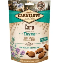 Carnilove Friandises Semi-Humides Carpe & Thym Chien 200 G