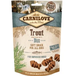 Carnilove Friandises Semi-Humides Truite & Aneth Chien 200 G