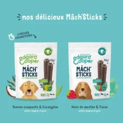 Edgard & Cooper Mach'sticks Pomme & Eucalyptus Petit Chien 105 G -Toutouly Soldes Magasin chien dental adulte naturel eucalyptus pomme 105g 6