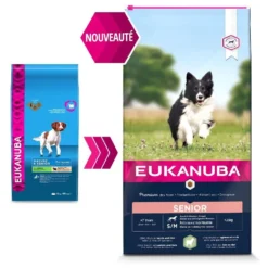 Eukanuba Senior Petite Et Moyenne Race Agneau & Riz 12 Kg -Toutouly Soldes Magasin eukanuba chien senior grande race agneau riz 2 1