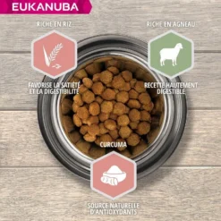 Eukanuba Senior Petite Et Moyenne Race Agneau & Riz 12 Kg -Toutouly Soldes Magasin eukanuba chien senior grande race agneau riz 3 1