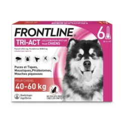 Frontline Tri Act Spot On Très Grand Chien 40 - 60 Kg 6 Pipettes