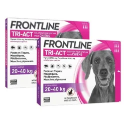 Frontline Tri Act Spot On Grand Chien 20 - 40 Kg 6 Pipettes + 3 Pipettes