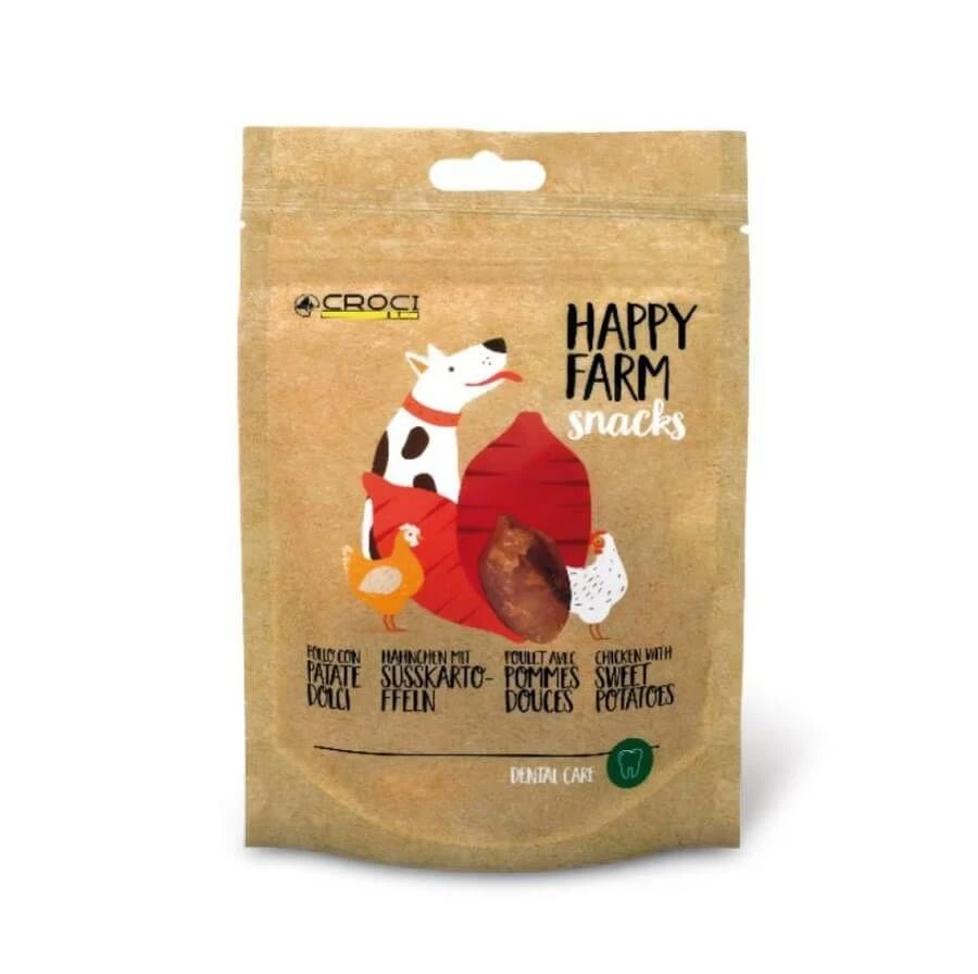 Happy Farm Poulet & Patates Douces Pour Chien 80 G 3 Happy Farm Poulet & Patates Douces Pour Chien 80 G