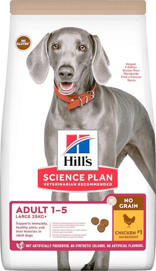 Hill's Science Plan Canine Adult No Grain Large Breed Poulet 14 Kg