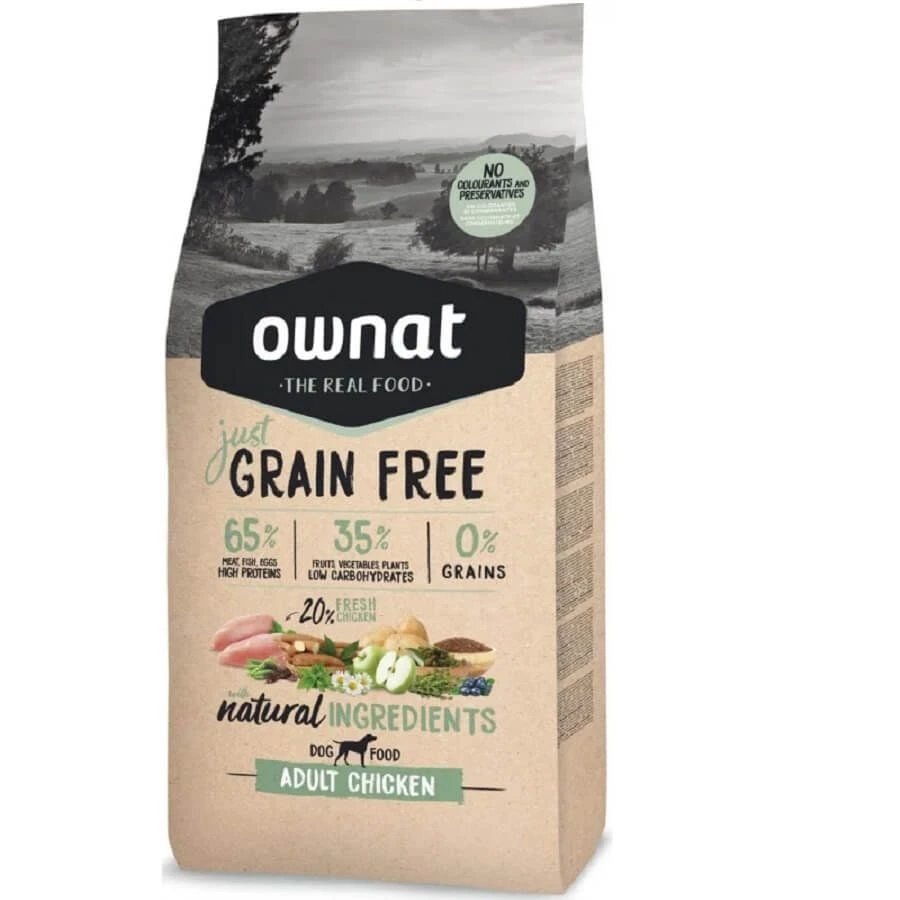 Ownat Grain Free Just Poulet Chien 3 Kg 3 Ownat Grain Free Just Poulet Chien 3 Kg