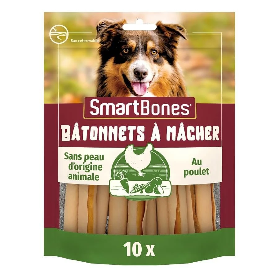 Smartbones Sticks Au Poulet Pour Chien 5 Pcs 3 Smartbones Sticks Au Poulet Pour Chien 5 Pcs